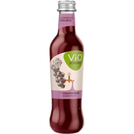 Vio Schorle Johannisbeer. 24x0,33l MW